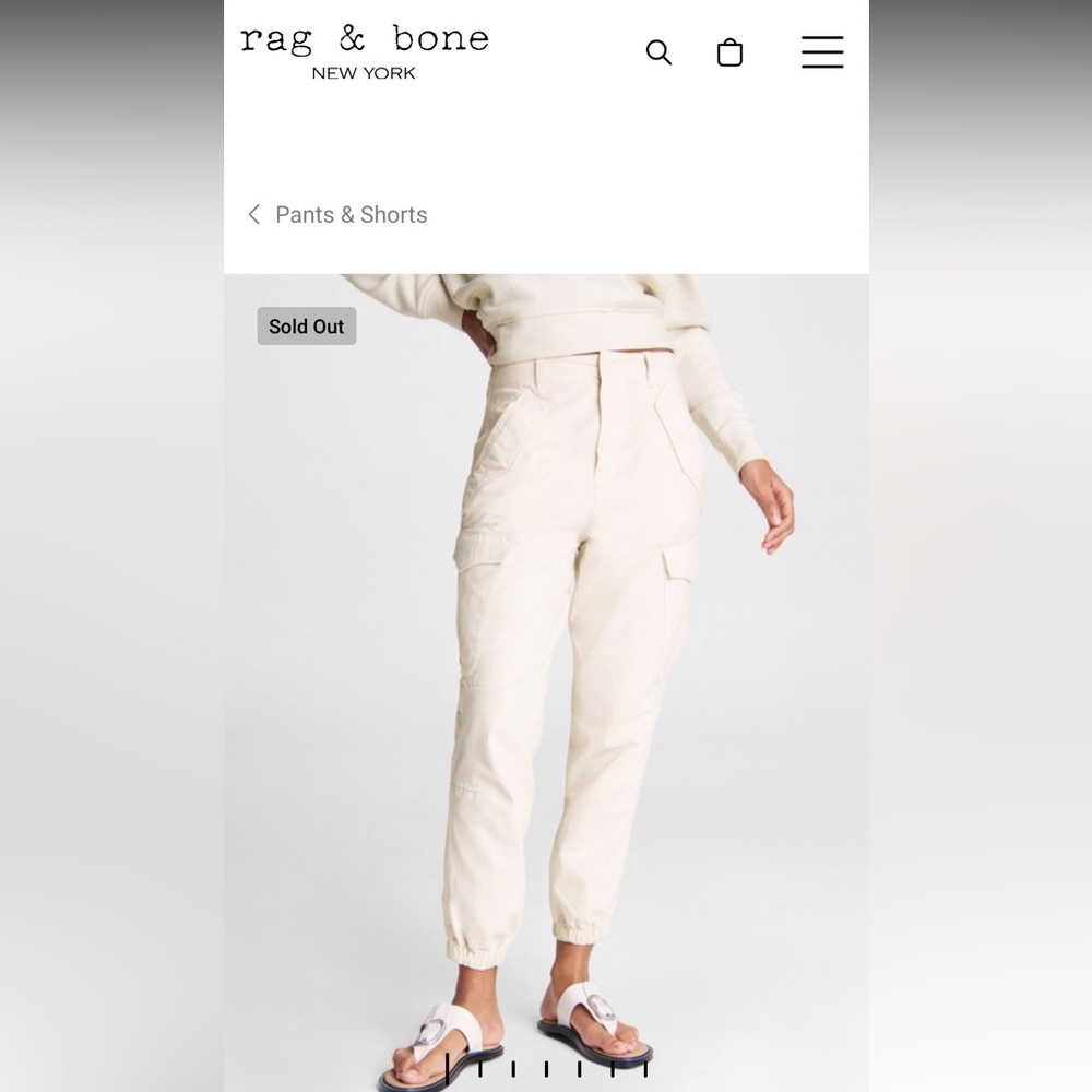 Rag & bone cropped field jogger pants
